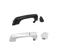 LPXYZD Car Sliding Outer Door Handle for 06-10 for Hummer for H3 Black Chrome 15296933 15794314 15932907 25832249 Front Rear Left Right Exterior Outside Door Handle Car Exterior Handle(Chrome Silver)