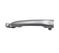 LPXYZD Car Sliding Outer Door Handle for Fluence 2011-2015 Exterior Front Left Right Door Key Handle Black Silve Car Door Accessories Exterior Door Handle Car Exterior Handle(Silver)