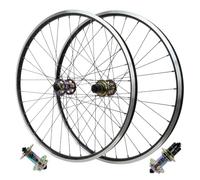 LPYDWZ MTB Bike Quick Release Wheelset 26 27.5 29 Inch, V Brake Aluminum Alloy Bicycle Front Rear Wheels Disc Brake 32H Rim for 7-12 Speed(QR wheelset,29 INCH)