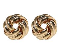 LPYO Gold Geometric Earrings for Women Trendy Chunky Gold Knot Hoop Earrings Long Link Hollow Statement Dangle Drop Earrings Jewelry Gifts, Zinc, No Gemstone