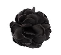 LPYO Handmade Satin Fabric Rose Flower Extra Large Big Brooches Lapel Pins for Women Elegant Vintage Big Camellia Flower Brooch Pin for Women Girls Wedding Part Dance Dress Suit Clothes Accessories