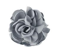 LPYO Handmade Satin Fabric Rose Flower Extra Large Big Brooches Lapel Pins for Women Elegant Vintage Big Camellia Flower Brooch Pin for Women Girls Wedding Part Dance Dress Suit Clothes Accessories