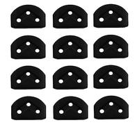 LQ Industrial 12pcs Guitar String Ties Bridge Beads, Black String Tie Beads for Acoustic Classical Guitar, Nylon String Guitar