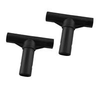 LQ Industrial 2PCS 90x78x22mm Black Plastic T Shaped Trampoline Pole Connector Sleeve Replacement Cover Trampoline Enclosure Part for Outdoor Use