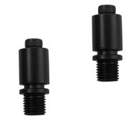 LQ Industrial 2PCS Double Rocker Socket Black Metal Vibrato Arm Socket for Electric Guitar Vibrato Bridge System