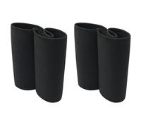 LQ Industrial 2PCS Hand Held Microphone Elastic Sleeve Elastic Strap Recorder Compatible Hosting Topic Gig Recording Accessories for Singing Videotaping Studio Conference Wedding Photographer Black