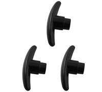 LQ Industrial 3PCS Black T Handles Mechanical Fasteners Adjustable Bakelite Knob M8x80mm Internal Thread Insert for Securing Instruments and Industrial Equipment Manually