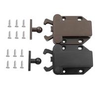 LQ Industrial 4PCS Push Lock Rebound Self Locking Device Touch Lock Safe Push Lock Door Lock Cabinet Door Bumper Rebound Cabinet Suction Self Primer for Cabinet Wardrobe Chest of Drawer and Bookcase