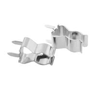 LQ Industrial 50PCS Silver Plated Brass 5x20mm Thickened PCB Mount Fuse Holder Compatible with Glass Tube/Ceramic Tube Fittings