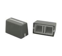 LQ Industrial 5PCS Rubber Colored Pusher Caps 22x12x14.5mm Mixer Equalizer Push Rod Cap Universal Slider Knobs Black and White Suitable for DJ Controller Mixer