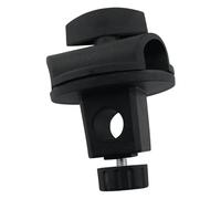LQ Industrial Black Ground Level Overhead Cantilever Bracket Microphone Clip Mounting Fixture Plastic Metal Universal Crossbar Clamp