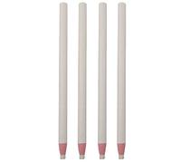 LQ Industrial Sewing Mark Pencil 4PCS White Invisible Erasable Fabric Pencils for Sewing Marking and Tracing Heat Erase Pen Fabric Chalk