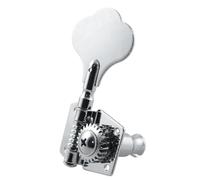 LQ Industrial Silver Open Guitar Electric Bass Tuning Peg Electric Bass Metal Tuner Winders Tuners for Bass Guitar
