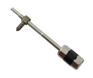LQ Industrial Violin Bow Screw and Eye Nickel, Violin Bow Eyelet Replacement Metal Copper Viola for 4/4, 4/3 Violin