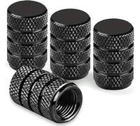 LQAHDBTO 4 Pcs Tire Valve Stem Caps for Mercedes EQA 2021-2026 (H243), Dust Caps for Car Tyres Aluminum Tire Valve Cap Valve Leak-Proof Dust Caps for Car,black