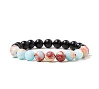 Lqdcyyat Bead Bracelets for Women and Men, Beaded Stretch Bracelets Elastic,Friendship Bracelets Jewelry