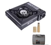 LQDSADRT camping stove 7,500 BTU Portable Butane Gas Stove with Carrying Case - Full Stainless Steel Body Electronic Ignition for Outdoor Camping butane gas stove
