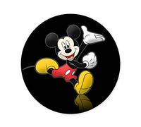 LQFIWSS Round Non-Slip Laptop Mouse Pad, Mickey Mouse Pad for Work and Home Computer Accessories,7.9X 7.9 x 0.1inch