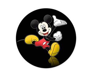 LQFIWSS Round Non-Slip Laptop Mouse Pad, Mickey Mouse Pad for Work and Home Computer Accessories,7.9x 7.9 x 0.1inch