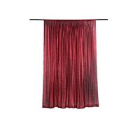 LQIAO Burgundy Sequin Backdrop Curtain 4x10ft Elegant Matte Sequin Fabric Photo Booth Curtain Wedding Birthday Party Decoration