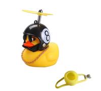LQIOACU Rubber Duck, Motorcycle Duck, Multi-coloured, Silicone Rubber, Mounting on the Frame, Bicycle Bell