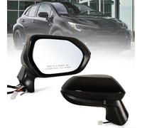 Lqito Right Passenger Side Mirror Compatible With 2019 2020 2021 2022 2023 2024 2025 Toyota Corolla Sedan With Power Glass Match Black Replace#8791006800(3Pins)