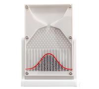 LQLXFN Galton Board Probability Demonstrator Science Gifts for Adults Effective Statistical Demonstration Probability Distribution Model for Science Education .(White)