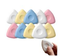 LQMK Tailor’s Chalk Set 4 PCS - Water Soluble Fabric Marking Chalks in Concealed Case - White Yellow Red and Blue Sewing Marking Tools
