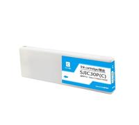 LQNXAVUD 300ml Compatible Ink Cartridge With Pigment Ink And Chip For TM-C7500G C7500GE C7500G E-312 Printers Works With Europe 300ml SJIC30P Model(SJIC30P(C))