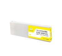 LQNXAVUD 300ml Compatible Ink Cartridge With Pigment Ink And Chip For TM-C7500G C7500GE C7500G E-312 Printers Works With Europe 300ml SJIC30P Model(SJIC30P(Y))