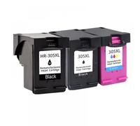 LQNXAVUD 305XL Ink Cartridge Compatible With DeskJet 2700 2710 2720 2721 2722 2730 4120 4110 4130 4134 1210 2320 And 6020 Printers(2Black 1Color)