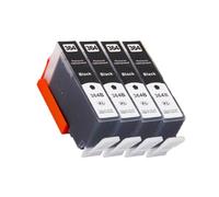 LQNXAVUD 364XL 364 Compatible Ink Cartridge Works With Photosmart 5520 5524 6510 6520 7510 B109 B110 B209 B210 C309 C310 C410 Printers(4 PCS BK)