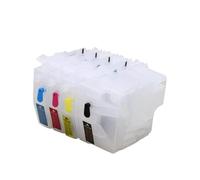 LQNXAVUD 4color LC3919 LC3619 Refillable Ink Cartridge No Chip Compatible With Printers Like MFC-J2330DW MFC-J2730DW MFC-J3530DW MFCJ-3930DW Empty Ink Tank For Refilling(4Color No chip 1Set)