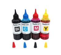 LQNXAVUD 4PC 100ML Refill Dye Ink Compatible With 178 364 564 862 Works With Photosmart B111a B111b B111g B111j B111e B111f 5514 B111c Printers