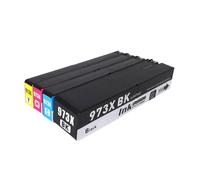 LQNXAVUD 973 973XL 973X Compatible Ink Cartridge For 973a 973 Works With 452dn 452dw 477dn 477dw 552dw 577dw 577z P57750dw P55250dw Printer(1SET BK C M Y)