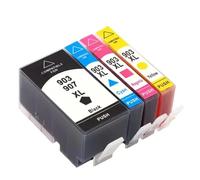 LQNXAVUD Compatible Ink Cartridge 903/907XL For Universal Color Printer Works With Officejet Pro 6970 6950 6960 6966 6968 6974 6975 Models(1set 4pcs)