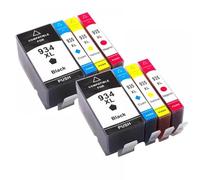 LQNXAVUD Compatible Ink Cartridge 934XL 935XL For Printers That Work With 934 935 Officejet Pro 6230 6830 6835 6812 6815 6820(2SET)
