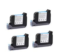LQNXAVUD Compatible Ink Cartridge For Inkjet Printer Fast Drying Solvent Printing Recommended Black 2588mm M 2588 2588 12.7mm(2588-Black-4pcs)