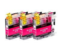 LQNXAVUD Compatible Ink Cartridge For MFC-J4420DW J4620DW J4625DW J480DW J680DW J880DW Printers Works With Chip LC223 LC221(3PCS MAGENTA)