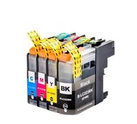 LQNXAVUD Compatible Ink Cartridge For MFC-J4420DW J4620DW J4625DW J480DW J680DW J880DW Printers Works With Chip LC223 LC221(1 SET 4COLORS)