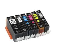 LQNXAVUD Compatible Ink Cartridge PGI125 CLI126 For MG6110 Printer Color Replacement PGI 125 CLI 126 PGI125 CLI126(3 set)