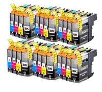 LQNXAVUD Compatible LC223 LC221 223 Ink Cartridge LC223XL Works With DCP-J562DW J4120DW MFC-J480DW J680DW J880DW J5320DW Printers(6 Set)