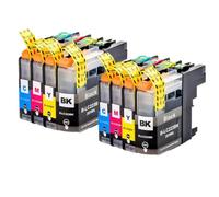 LQNXAVUD Compatible LC223 LC221 223 Ink Cartridge LC223XL Works With DCP-J562DW J4120DW MFC-J480DW J680DW J880DW J5320DW Printers(2 Set)