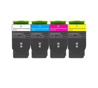 LQNXAVUD Compatible Toner Cartridge For CS317 CS317dn CS417 CS417dn CS517 CS517de CX317 CX317dn CX417 CX417de CX517 CX517de 317 Printers(1PCS Yellow)