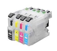 LQNXAVUD Empty Refillable Ink Cartridge Compatible With DCP-J4120DW MFC-J4620DW MFC-J5320DW MFC-J5720DW Models LC203 LC233 LC223(Europe LC223)