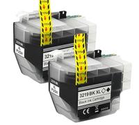 LQNXAVUD Ink Cartridge LC3219 LC3219XL 3217 LC3217XL Compatible With MFC-J5330DW J5335DW J5730DW J5930DW J6530DW J6935DW Printers(2PCS Black)