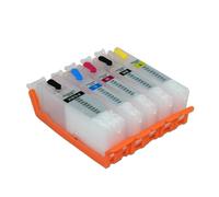 LQNXAVUD Refill Ink Cartridge Compatible With PGI 580 581 TS705 TR7550 TR8550 TS6150 TS8150 TS9150 TS9155 Printers(5Colors)