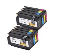 LQNXAVUD Replacement 953XL Ink Cartridges Compatible With 953 XL Works With Officejet Pro 7720 7730 7740 8710 8715 8718 8720 Printers(2SET)