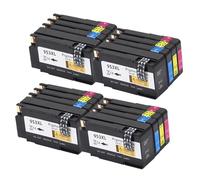 LQNXAVUD Replacement 953XL Ink Cartridges Compatible With 953 XL Works With Officejet Pro 7720 7730 7740 8710 8715 8718 8720 Printers(4SET)