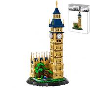 LQPFBSM London Architecture Big Ben Building Block Set 763 Pcs